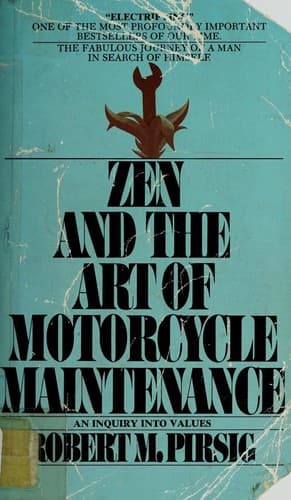 Zen and the Art of Motorcycle Maintenance cover